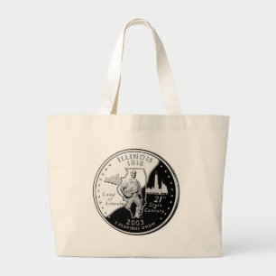 Bolso De Tela Gigante Barrio Estatal de Illinois
