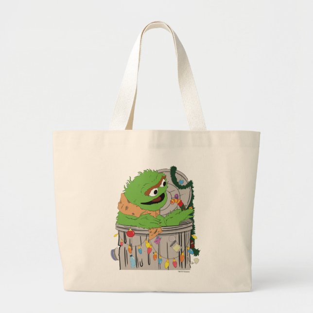 Bolso De Tela Gigante Barrio Sésamo | Navidades Oscar al Grupo (Frente)