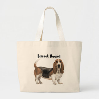 Bolso De Tela Gigante Basset Hound