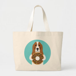 Bolso De Tela Gigante Basset Hound Tote Bag