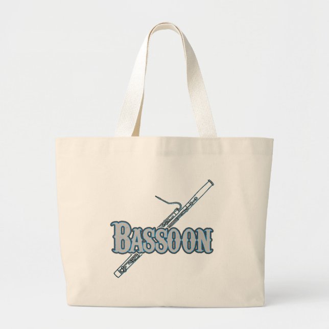 Bolso De Tela Gigante Bassoon (Frente)