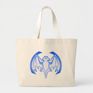 Bolso De Tela Gigante Bat Blue Inv El MUSEO Regalos Zazzle