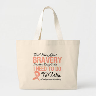 Bolso De Tela Gigante Batalla contra el cáncer endometrial