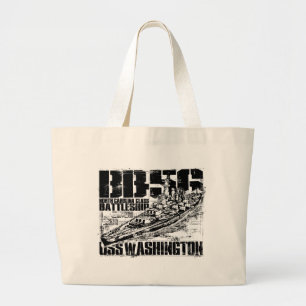 Bolso De Tela Gigante Batalla de Tote Grande de Washington