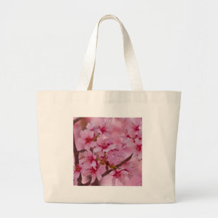 Bolso De Tela Gigante Bathin in Pink Japanese Cherry Blossoms