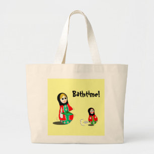 Bolso De Tela Gigante ¡Bathtime!