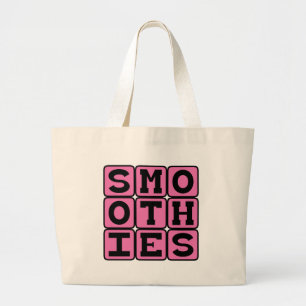 Bolso De Tela Gigante Batidos, Bebidas Saludables de Frutas