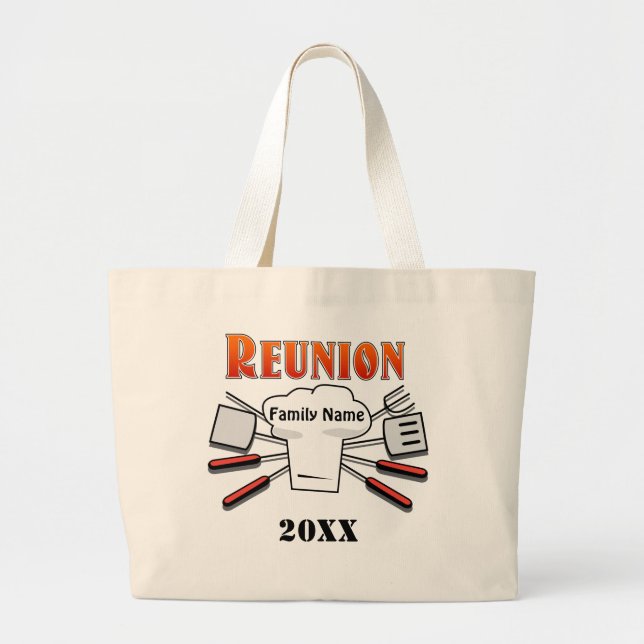 Bolso De Tela Gigante BBQ Family Reunion Bag (Frente)