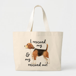 Bolso De Tela Gigante Beagle del rescate