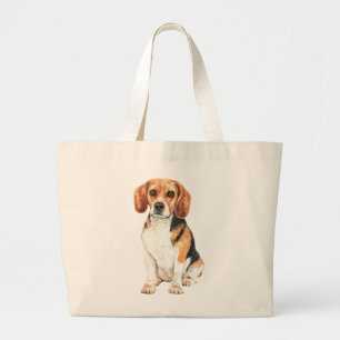 Bolso De Tela Gigante Beagle Mom Puppy Lover Perro Personalizado Beagles