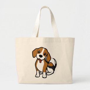 Bolso De Tela Gigante Beagle Puppy Dog Personalizado Love Beagles