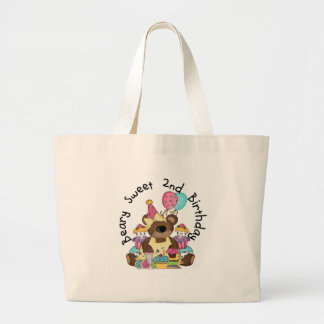 Bolso De Tela Gigante Beary Sweet 2º cumpleaños camisetas y regalos