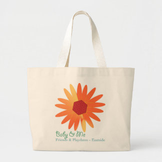 Bolso De Tela Gigante Bebé y yo tote