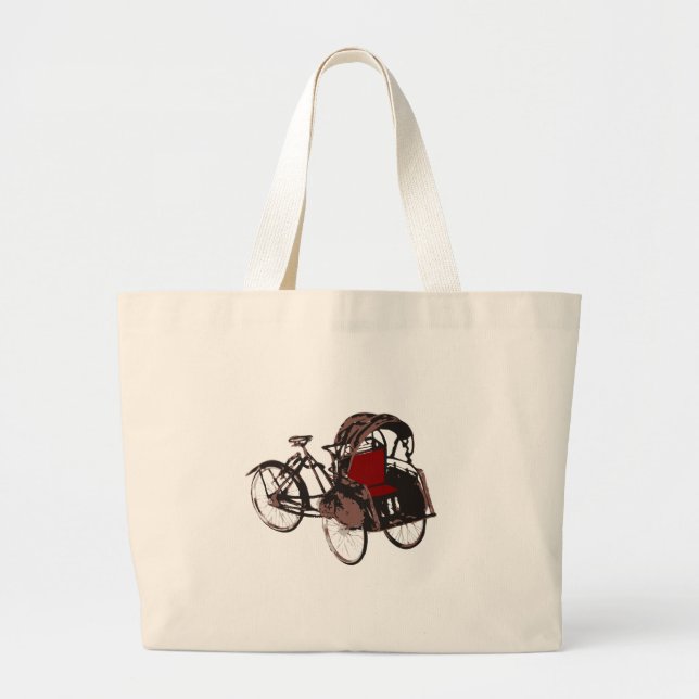 Bolso De Tela Gigante Becak (Frente)