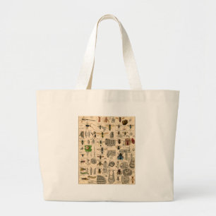 Bolso De Tela Gigante Bee Insect Bug Wasp Naturaleza Abejas Pintura