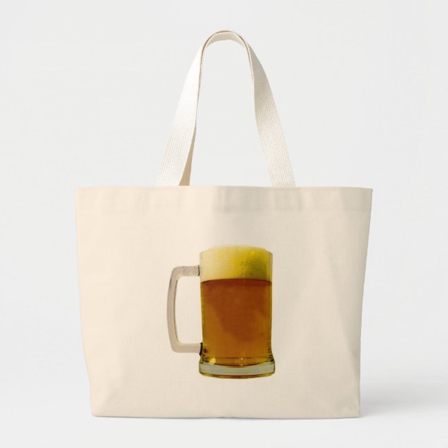 Bolso De Tela Gigante Beer Mug (Frente)