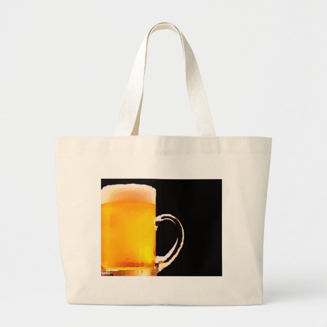Bolso De Tela Gigante Beer Mug (Frente)