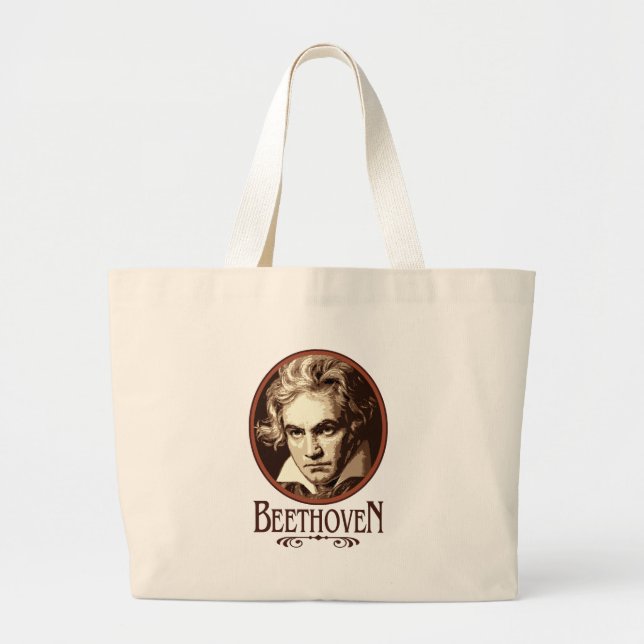 Bolso De Tela Gigante Beethoven (Frente)