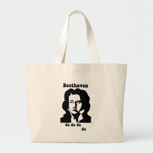 Bolso De Tela Gigante Beethoven divertido