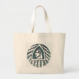 Bolso De Tela Gigante Belleza africana Bongo arte tribal retrato masái