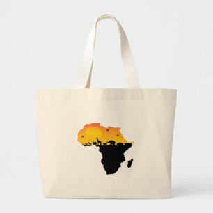 BOLSO DE TELA GIGANTE BELLEZA DE ÁFRICA