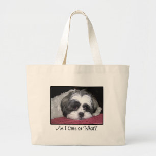 Bolso De Tela Gigante Belleza el perro de Shih Tzu