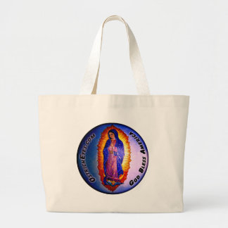 Bolso De Tela Gigante Bendición de señora Guadalupe