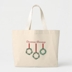 Bolso De Tela Gigante Bendiciones de los Navidades