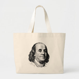 Bolso De Tela Gigante Benjamin Franklin