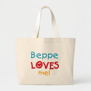 Bolso De Tela Gigante Beppe me ama camisetas y regalos
