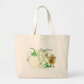 BOLSO DE TELA GIGANTE BERENJENA