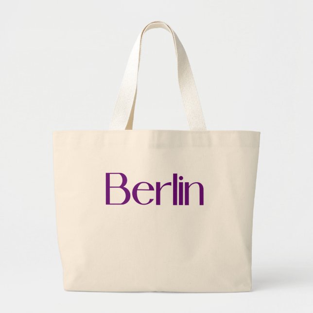Bolso De Tela Gigante BERLIN T-Shirt (Frente)