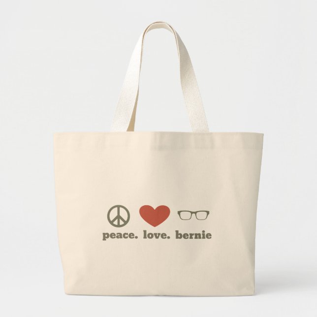 Bolso De Tela Gigante Bernie Sanders Election Swag (Frente)