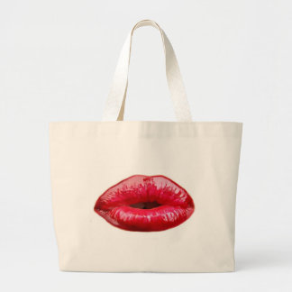 Bolso De Tela Gigante ¡Besar los labios!