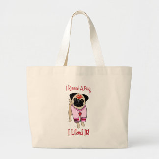 Bolso De Tela Gigante Besé un pug tees y regalos