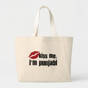 Bolso De Tela Gigante Beso del Punjabi
