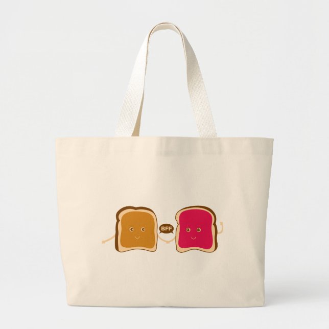 BOLSO DE TELA GIGANTE BFF (Frente)