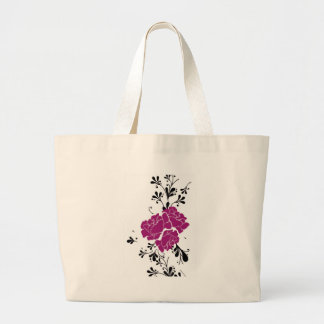Bolso De Tela Gigante BG floral clásica