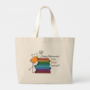 Bolso De Tela Gigante Bibliotecario retirado