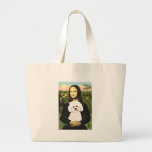 Bolso De Tela Gigante Bichon Frise 2R - Mona Lisa