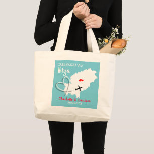 Bolso De Tela Gigante Bienvenido A La Boda De Destino De Ibiza