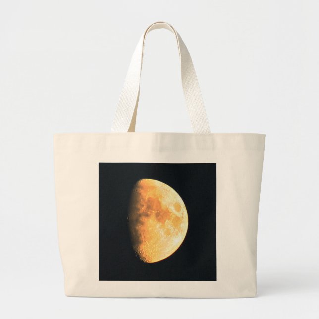 Bolso De Tela Gigante Big Old Moon jtcna (Frente)