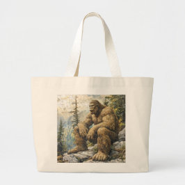 Bolso De Tela Gigante Bigfoot reutilizable