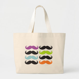 Bolso De Tela Gigante Bigotes brillantes
