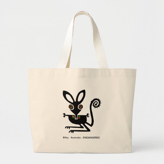 Bolso De Tela Gigante BILBY - Australia - Vida silvestre - Naturaleza (Frente)