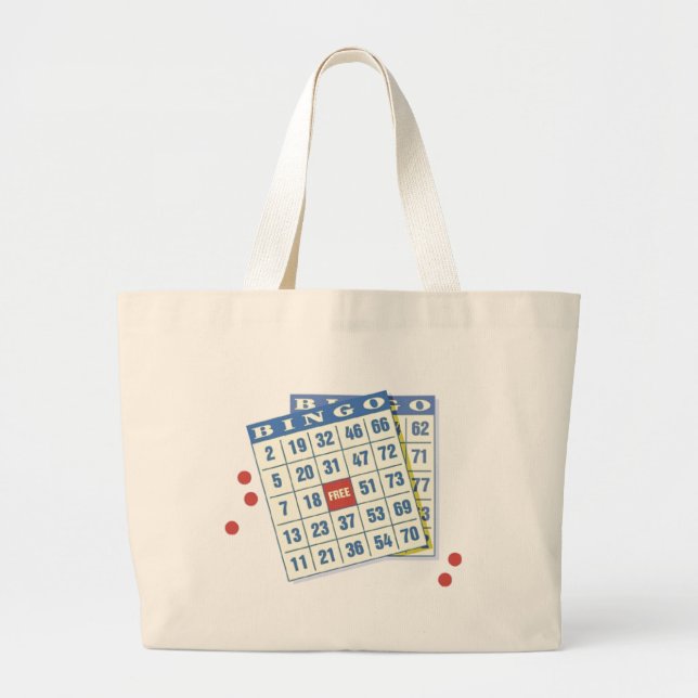 Bolso De Tela Gigante bingo (Frente)