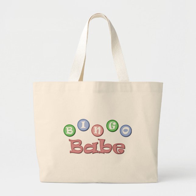 Bolso De Tela Gigante Bingo Babe (Frente)