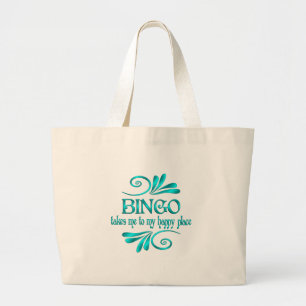 Bolso De Tela Gigante Bingo Happy Place