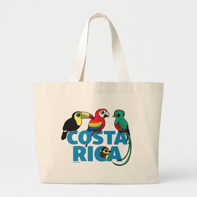 Bolso De Tela Gigante Birdorable Costa Rica (Frente)