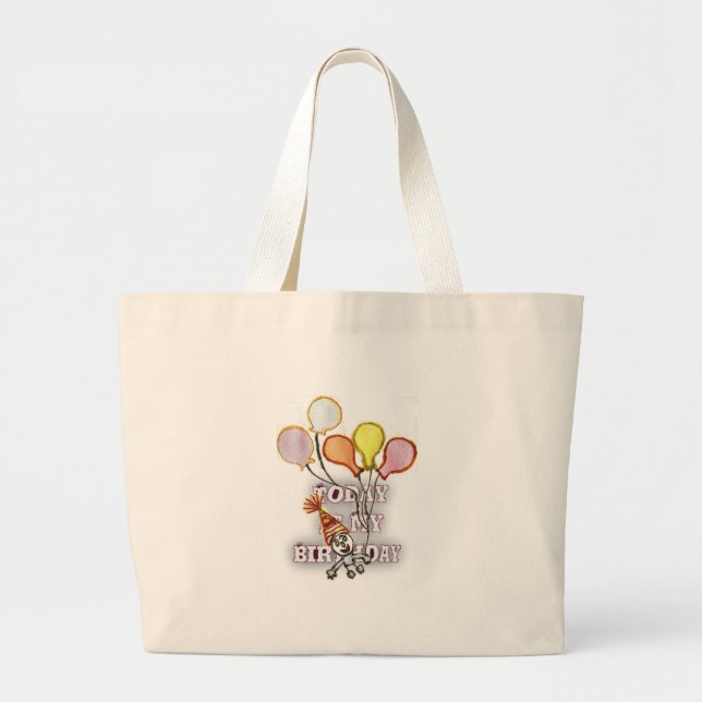 Bolso De Tela Gigante Birthday (Frente)